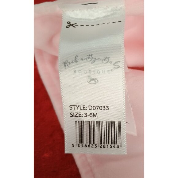 Elephant Plush Security Blanket Baby Lovey Pink/Gray Rock A Bye Baby‎ Boutique - Picture 6 of 8